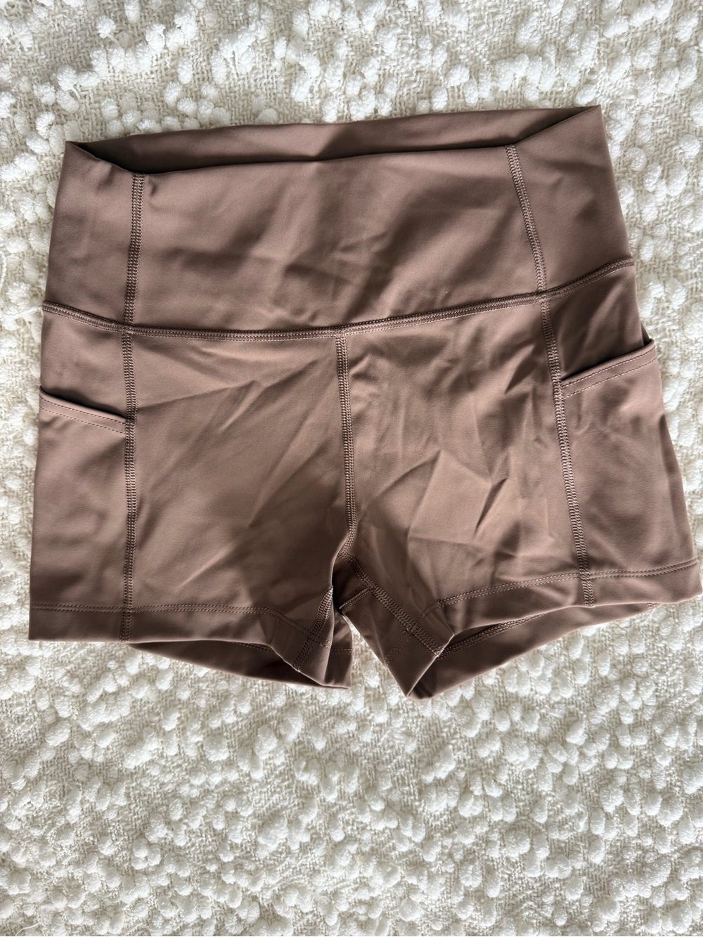 NWOT TNA Brown Cargo Athletic Shorts